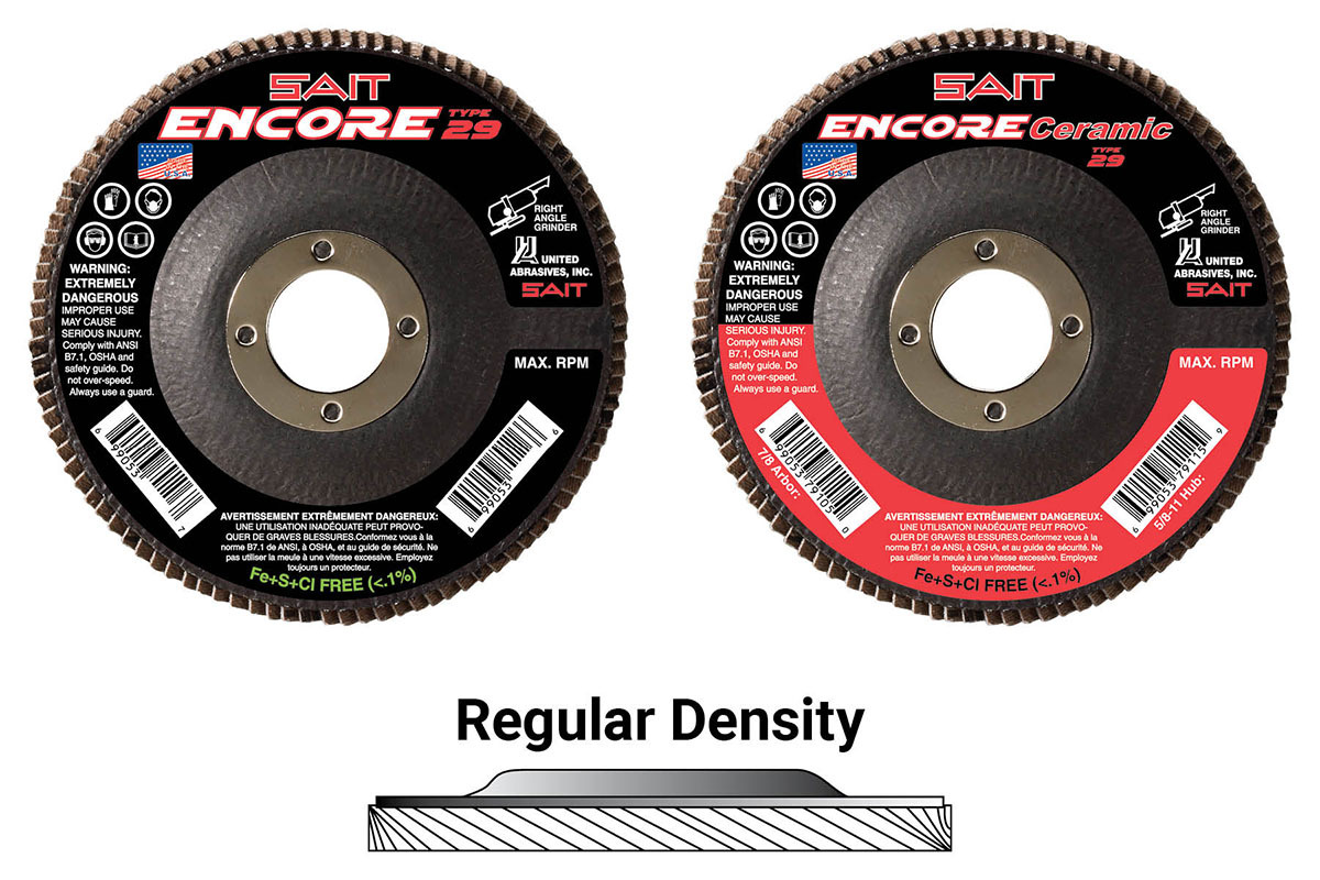 Regular Density Discs - Fiberglass Backing